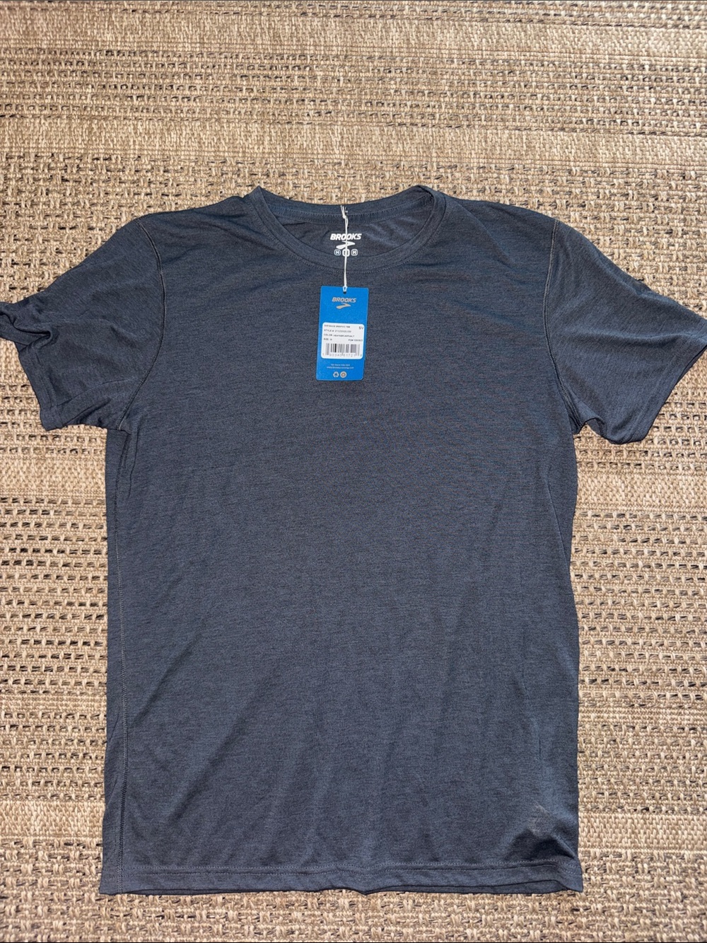 Brooks Men's Dark Charcoal Short Sleeve Performance Tee